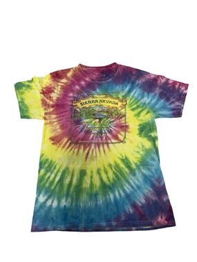 Sierra Nevada Brewing Co Tie Dye T-Shirt Men’s Medium Pale Ale Porter Stout